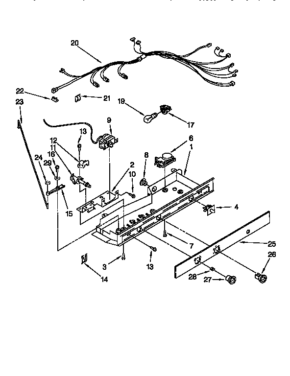 Kenmore 1069450210 control diagram