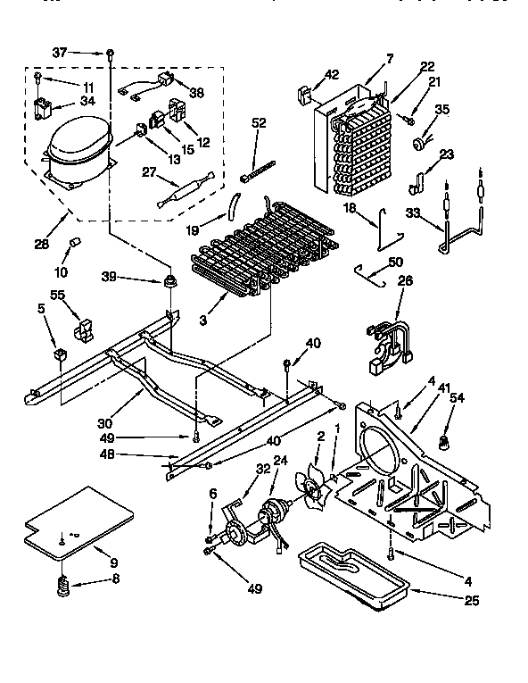 Kenmore 1069450210 unit diagram
