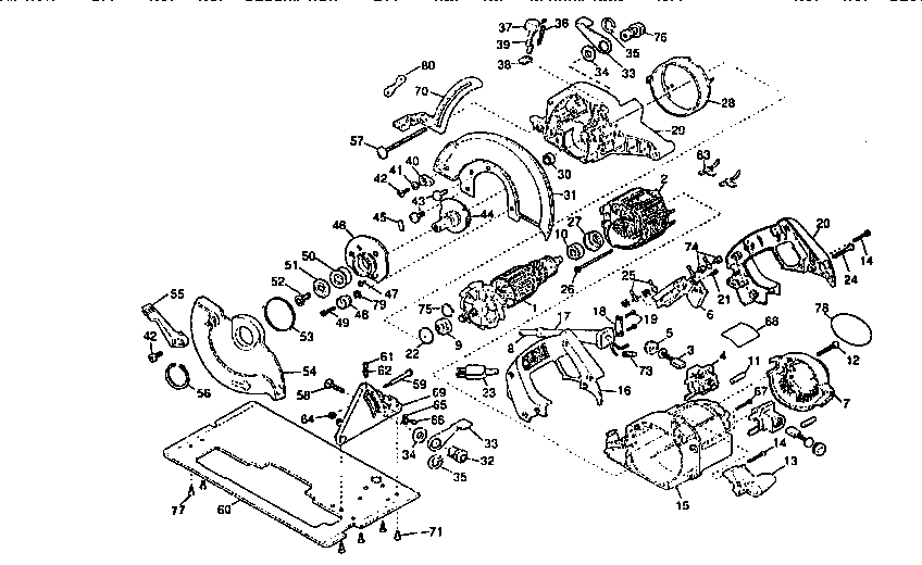 DeWalt D358-04 unit parts diagram