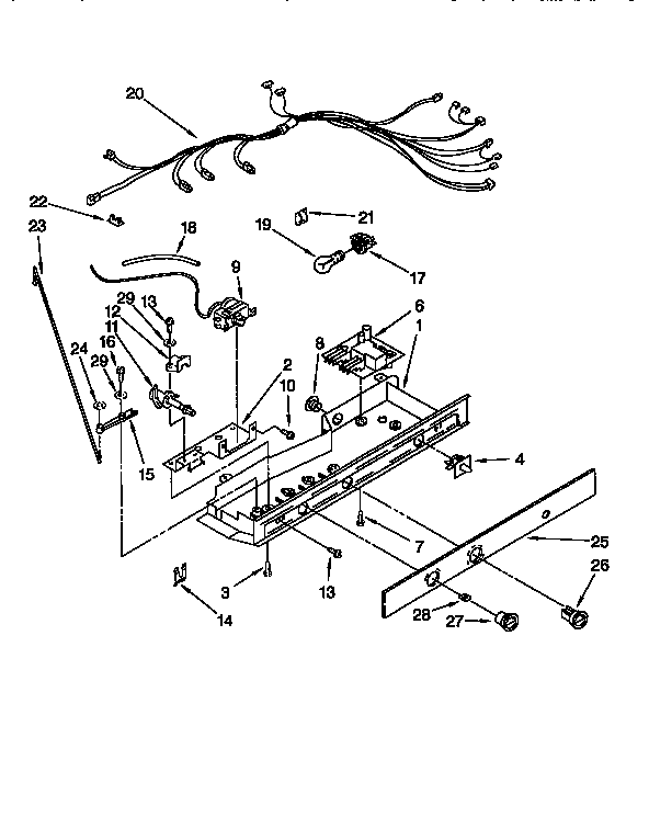Whirlpool ED27DQXBW02 control diagram