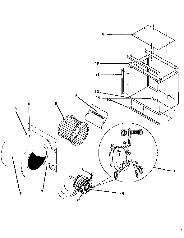 ICP NPHRA30N1K2 blower, all models diagram