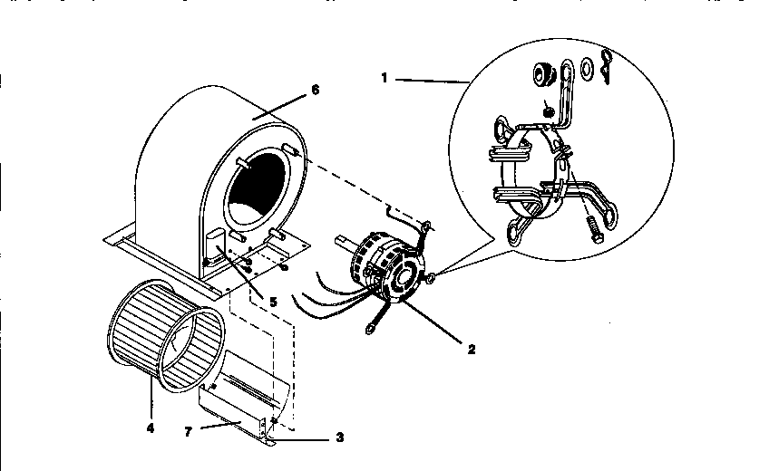 ICP NPHB048N1HA blower, all models diagram