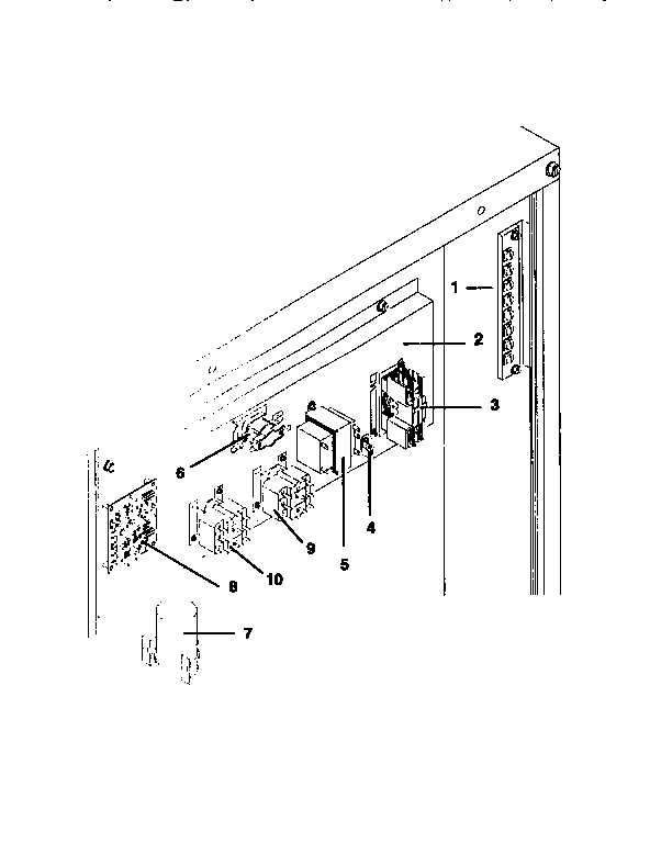 ICP NPHB048N1HA control plate, all models diagram