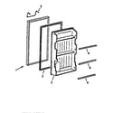 Kenmore 5649936110 door diagram