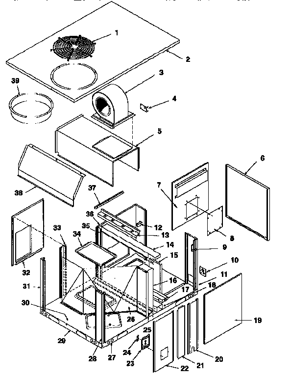 ICP NPAB048N1SA non-functional parts diagram