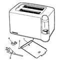 Black & Decker T271 TYPE 1 toaster diagram