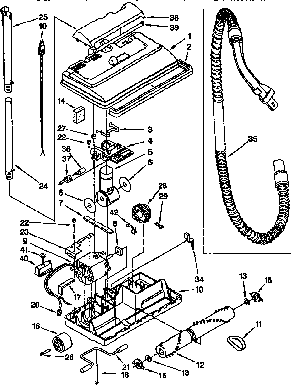 Kenmore 1165567590C power-mate diagram