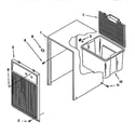 Kenmore 106955501 cabinet diagram