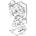 Kenmore 106955501 frame and control diagram