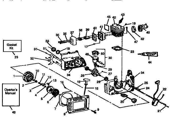 Craftsman 358356333 cylinder assembly diagram