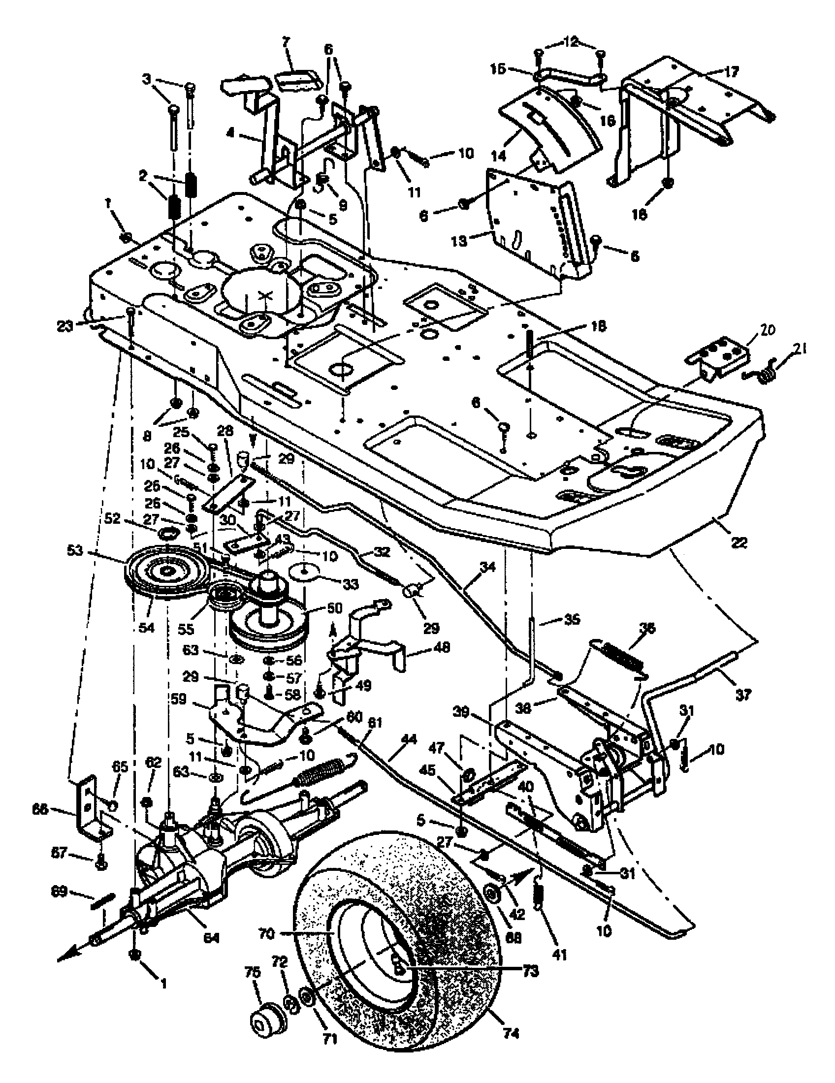 Craftsman 502255031 motion drive diagram