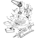 Craftsman 502255031 mower housing diagram