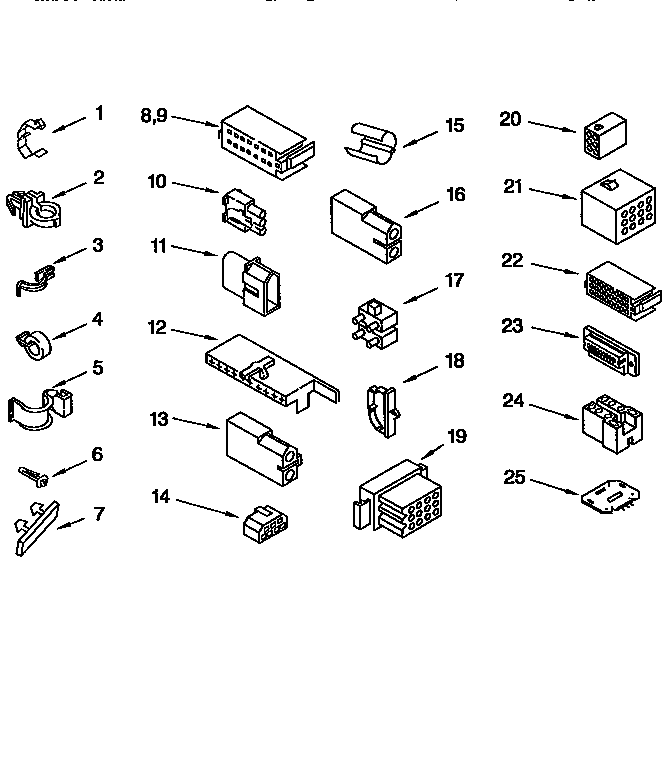 Kenmore 11092490120 wiring harness diagram