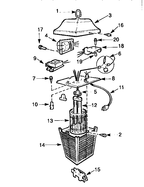 Craftsman 833140202 replacement parts diagram
