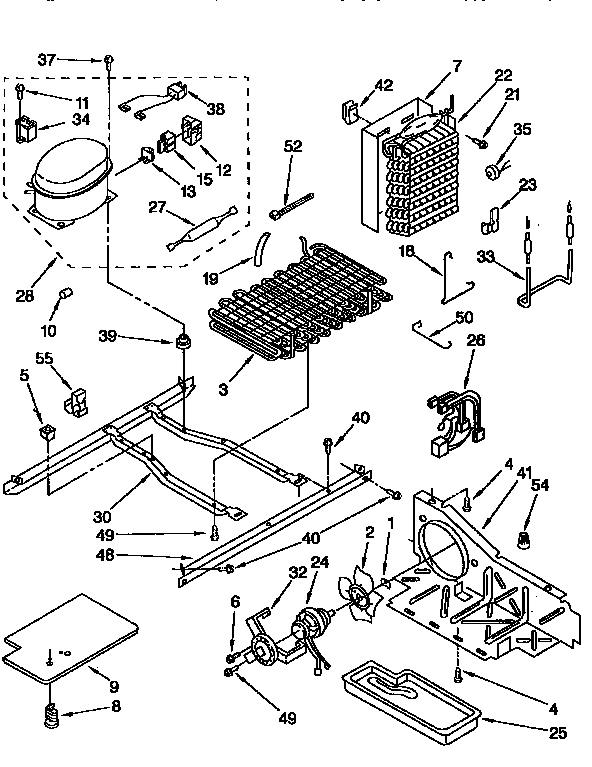 Kenmore 1069450320 unit diagram