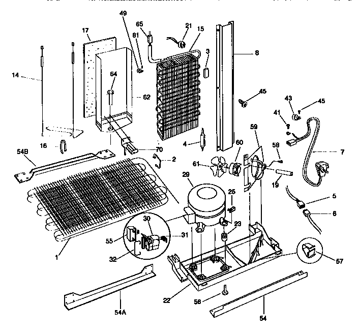 Frigidaire FRS24XHAD2 system diagram