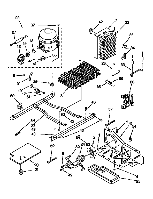 Kenmore 1069555381 unit diagram