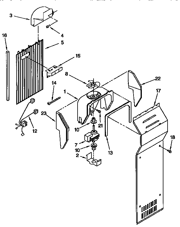 Kenmore 1069555680 air flow diagram