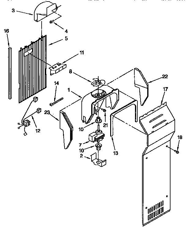 Kenmore 1069557680 airflow diagram