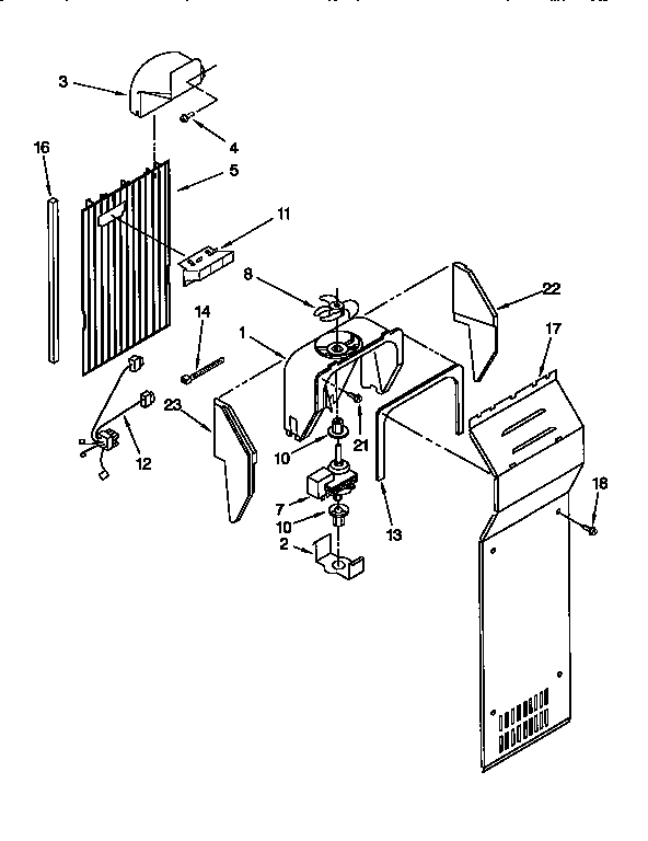 Kenmore 1069557920 air flow diagram