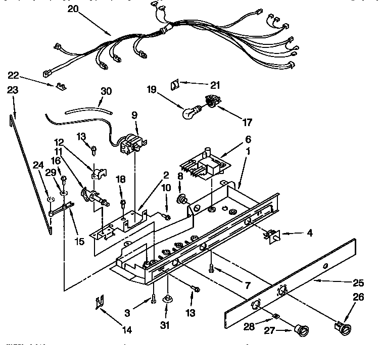 Kenmore 1069555950 control diagram