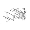 Kenmore 1069650621 freezer door diagram