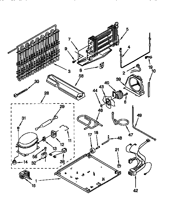 Kenmore 1069750681 unit diagram