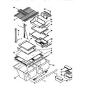 Kenmore 1069651711 shelf diagram