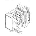 Kenmore 1069651711 refrigerator door diagram