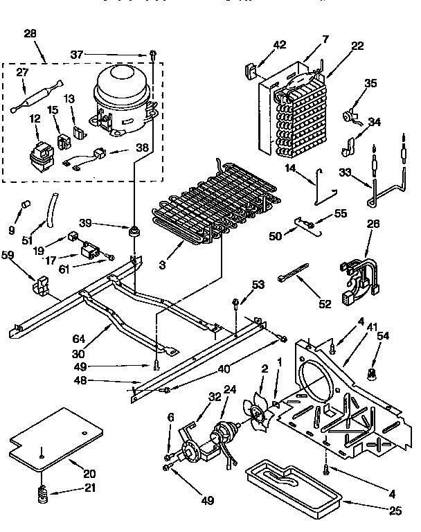 Kenmore 1069452310 unit diagram