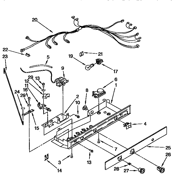 Kenmore 1069452310 control diagram