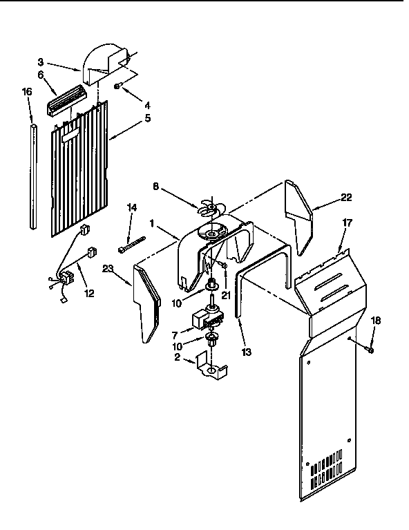 Kenmore 1069450321 air flow diagram