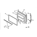 Whirlpool ET21DMXDB01 freezer door diagram