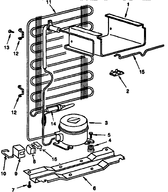 Kenmore 5649936080 unit parts diagram