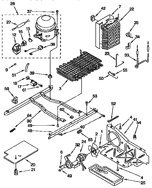 Kenmore 1069557981 unit diagram