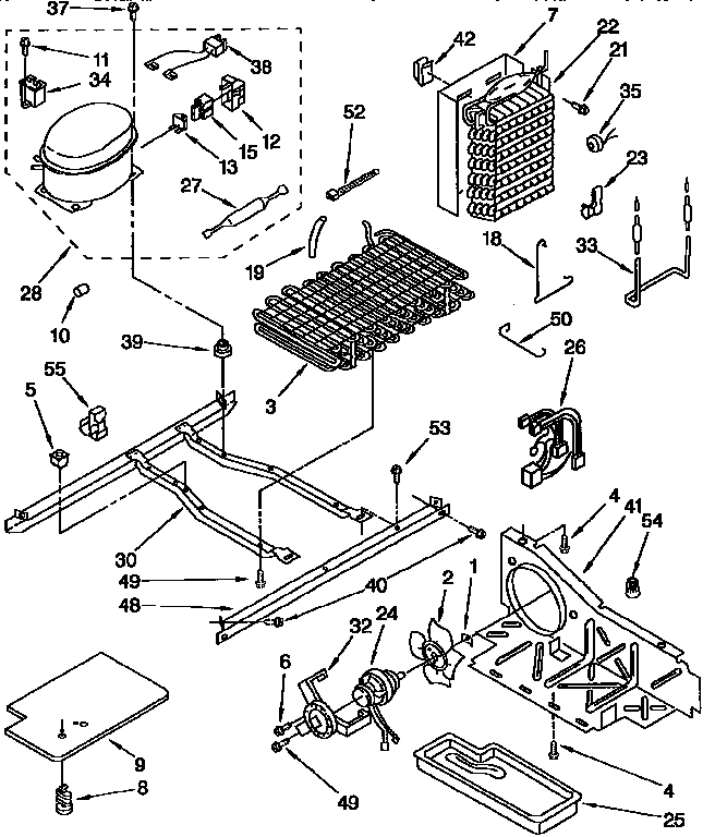 Kenmore 1069459080 unit diagram