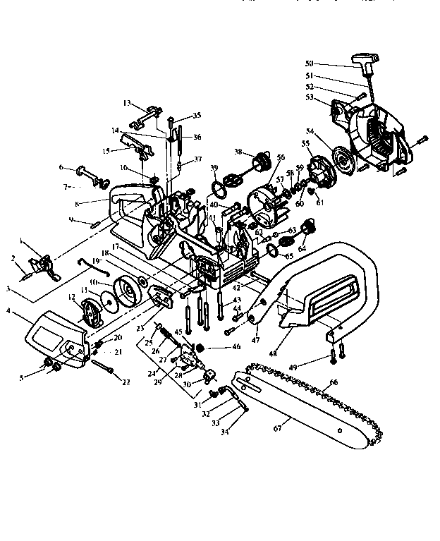 Craftsman 358351060 replacement parts diagram