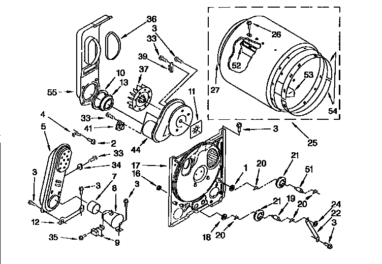 Kenmore 11097560200 bulkhead diagram