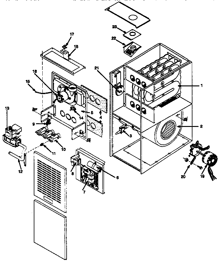 ICP NUG3050AFA1 functional replacement diagram