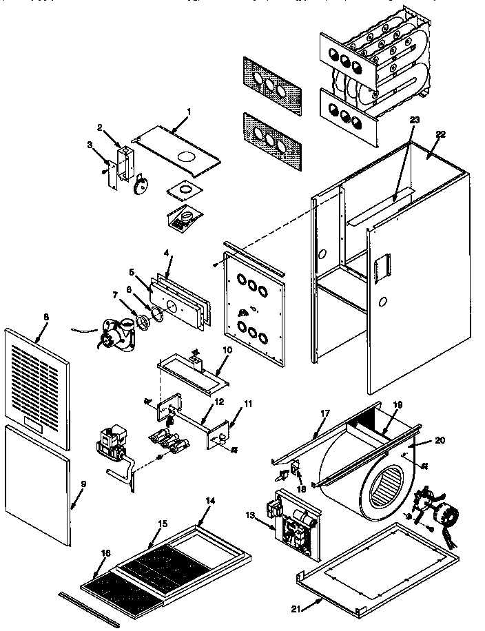 ICP NUG3050AFA1 non-functional diagram