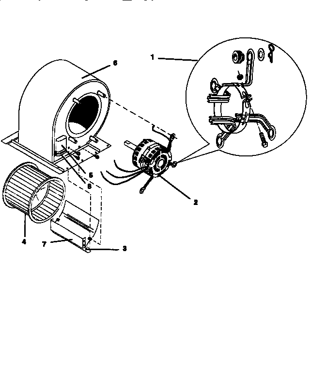 ICP NPHB048N1LA blower diagram