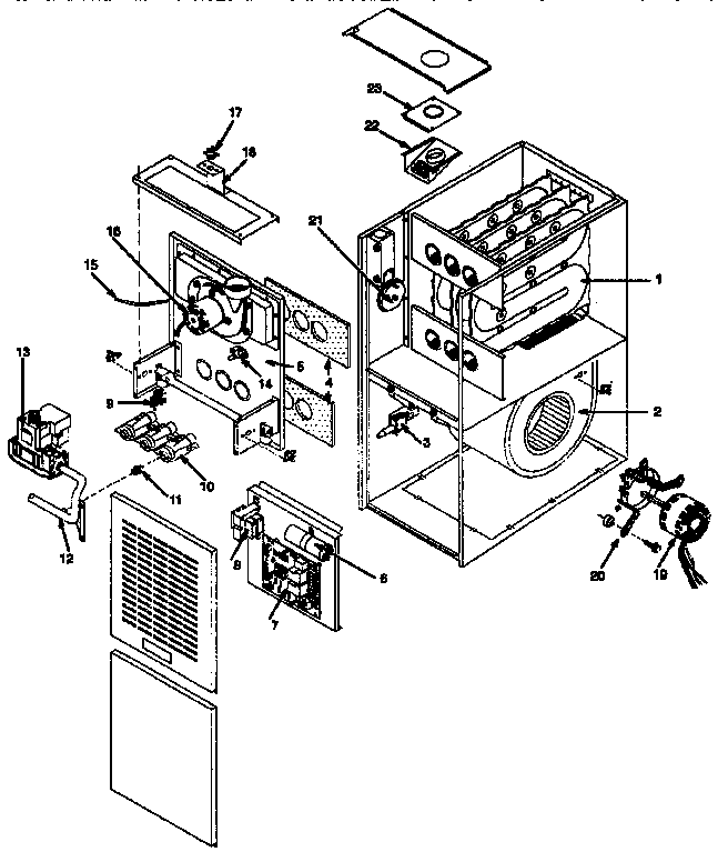 ICP NUG3125AKA1 functional replacement diagram