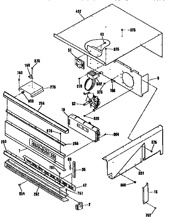 GE JKP55WT1WW control panel diagram