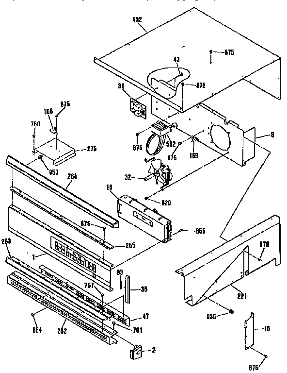 GE JKP55WP2WG control panel diagram