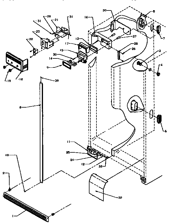 Kenmore 59695508800 control diagram