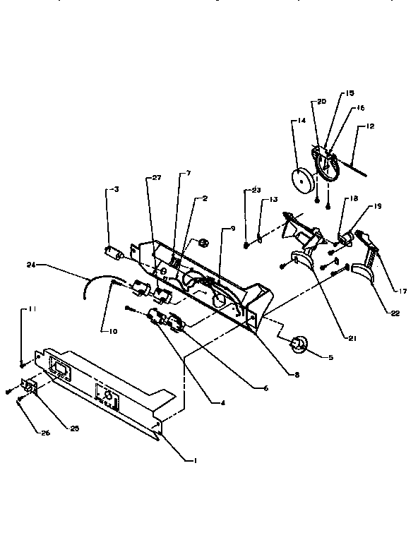 Kenmore 59695508800 ice & water cavity diagram