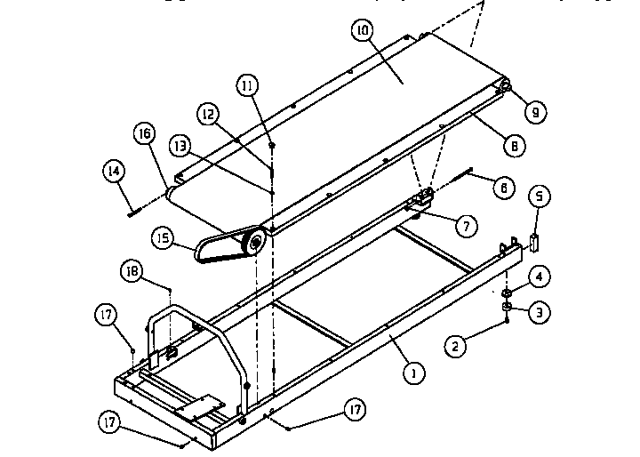 Universal/Multiflex (Frigidaire) 5642 frame weldment-oem diagram