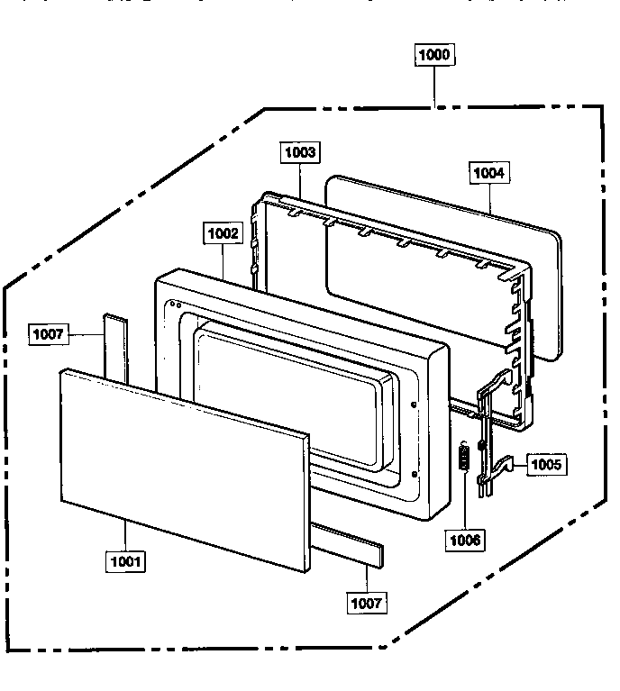 Kenmore 72189650590 door diagram