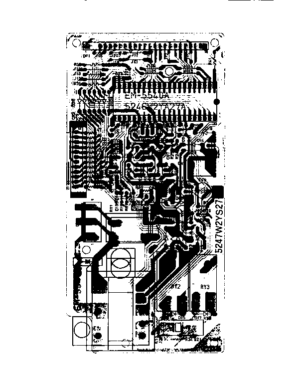 Kenmore 72189650590 power and control circuit board diagram