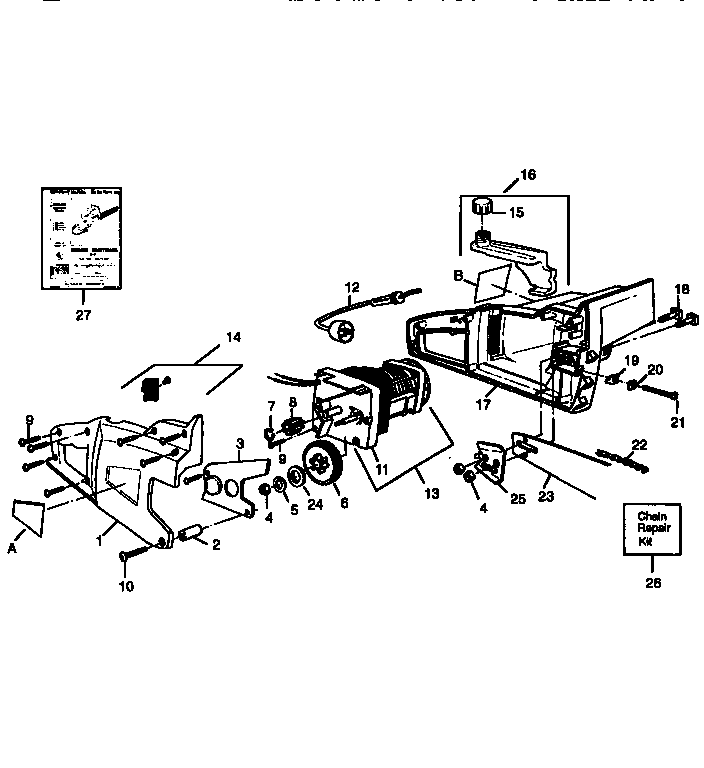 Craftsman 358341000 replacement parts diagram